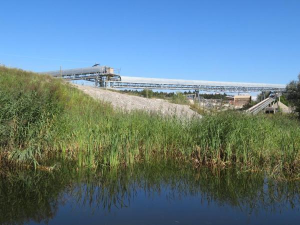 Kiesgrube mit Amphibiengewässer